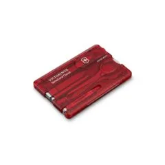V-0.71 00.T Taschenmesser Swiss Card. rot transparent