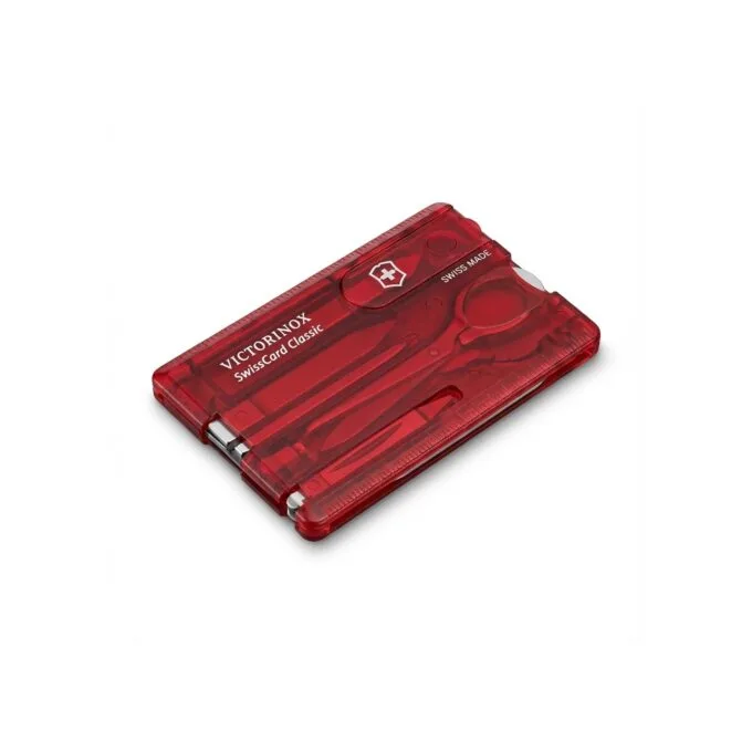 V-0.71 00.T Taschenmesser Swiss Card. rot transparent — image 1