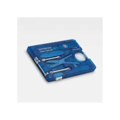 V-0.73 22.T2 Taschenmesser Swiss Card Lite. blau transparent