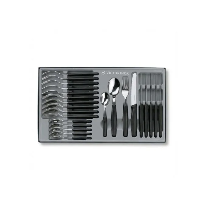 V-6.78 33.24 Swiss Classic 24-tlg. Besteck Set. schwarz — image 1
