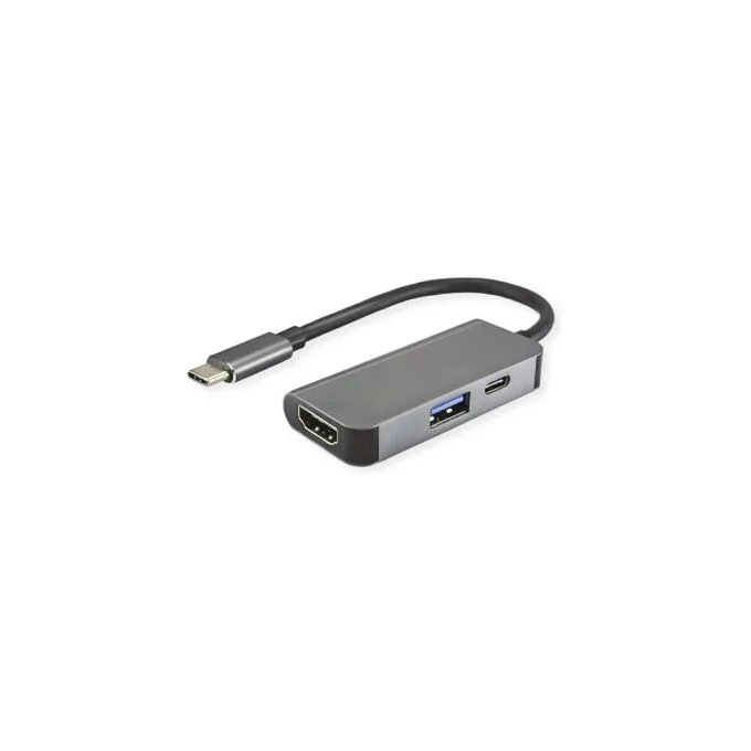 VALUE Display Adapter USB Typ C - HDMI + USB 3.2 Gen 1 A + Typ C PD — image 3