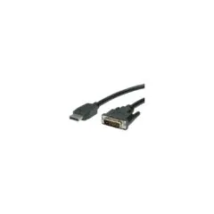 VALUE DisplayPort Kabel DP ST - DVI-D ST. schwarz. 2 m