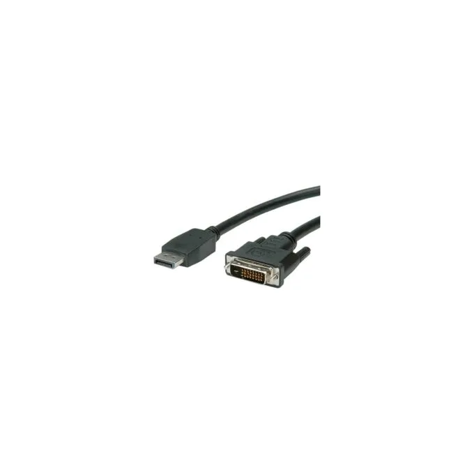 VALUE DisplayPort Kabel DP ST - DVI-D ST. schwarz. 2 m — image 1