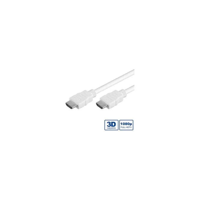 VALUE HDMI High Speed Kabel mit Ethernet. wei. 1 m — image 1