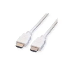 VALUE HDMI High Speed Kabel mit Ethernet. wei. 7.5 m
