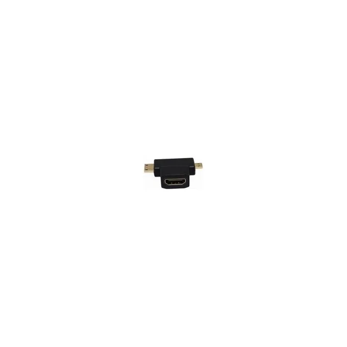 VALUE HDMI T-Adapter HDMI - HDMI Mini + HDMI Micro — image 1