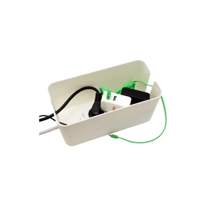 VALUE Kabel-Box. klein. wei — image 3