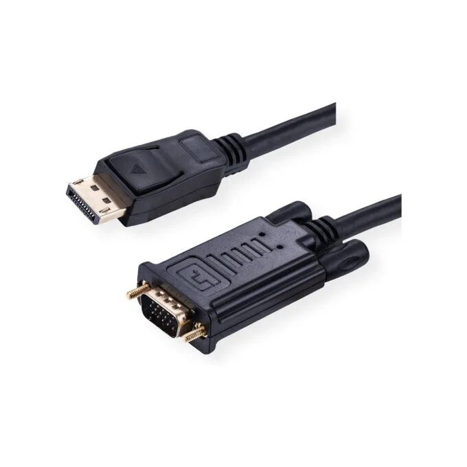 VALUE Kabel DisplayPort-VGA. DP ST - VGA ST. schwarz. 2 m — image 2