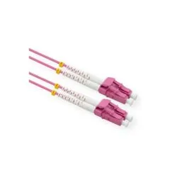 VALUE LWL-Kabel 50 125m OM4, LC LC, Low-Loss-Stecker, violett, 0,5 m