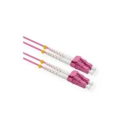 VALUE LWL-Kabel 50 125m OM4. LC LC. Low-Loss-Stecker. violett. 10 m