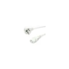 VALUE Netzkabel. gerade IEC-Buchse. wei. 1.8 m