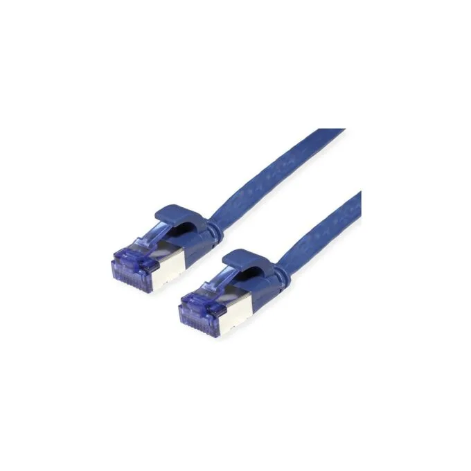 VALUE Patchkabel Cat.6A (Class EA) FTP. extra-flach. blau. 1.5 m — image 1