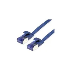 VALUE Patchkabel Cat.6A (Class EA) FTP. extra-flach. blau. 5 m