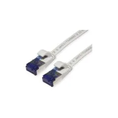 VALUE Patchkabel Cat.6A (Class EA) FTP, extra-flach, grau, 2 m