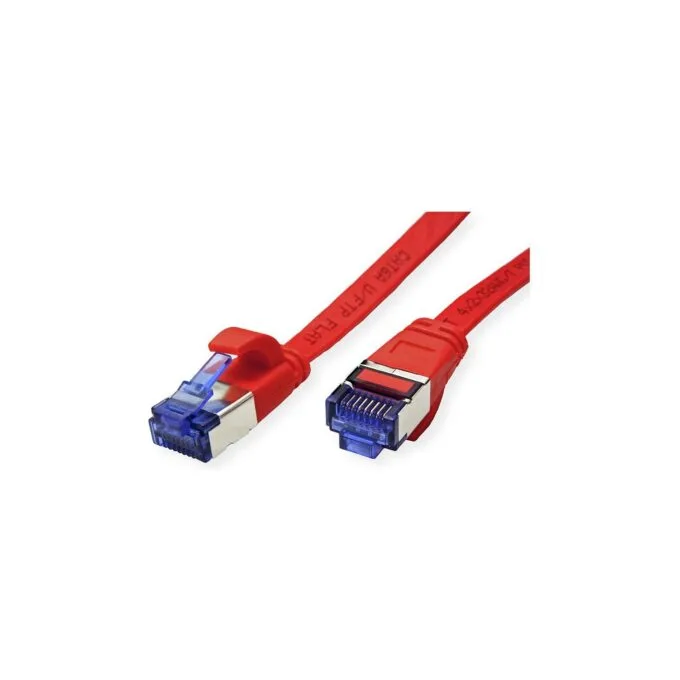 VALUE Patchkabel Cat.6A (Class EA) FTP. extra-flach. rot. 0.5 m — image 2