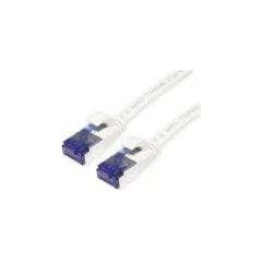 VALUE Patchkabel Cat.6A (Class EA) FTP. extra-flach. wei. 5 m