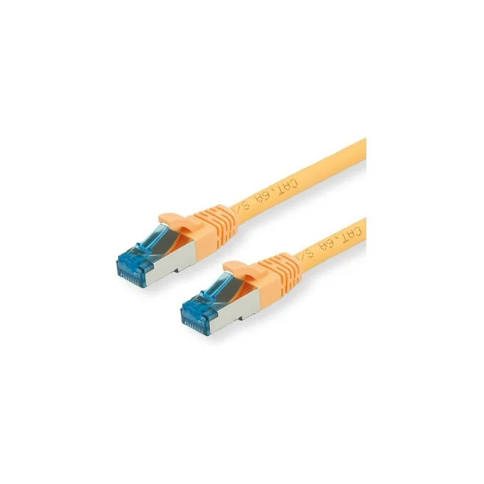 VALUE Patchkabel Cat.6A (Class EA) S FTP (PiMF). LSOH. gelb. 0.15 m — image 1