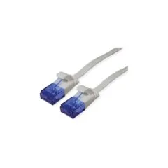 VALUE Patchkabel Cat.6A (Class EA) UTP. extra-flach. grau. 3 m