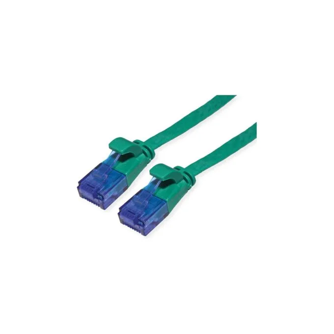 VALUE Patchkabel Cat.6A (Class EA) UTP. extra-flach. grn. 3 m — image 1