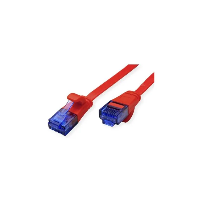 VALUE Patchkabel Cat.6A (Class EA) UTP. extra-flach. rot. 1 m — image 2