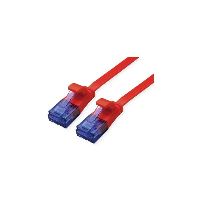 VALUE Patchkabel Cat.6A (Class EA) UTP. extra-flach. rot. 3 m — image 1