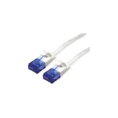 VALUE Patchkabel Cat.6A (Class EA) UTP. extra-flach. wei. 3 m