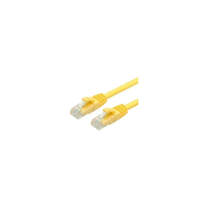 VALUE Patchkabel Cat.6A (Class EA) UTP. gelb. 0.5 m — image 1