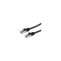 VALUE Patchkabel Kat.6 Class E S FTP PiMF LSOH schwarz 5m