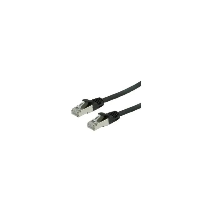 VALUE Patchkabel Kat.6 Class E S FTP PiMF LSOH schwarz 7m — image 1