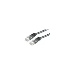 VALUE Patchkabel Kat.6 Class E UTP schwarz 3m