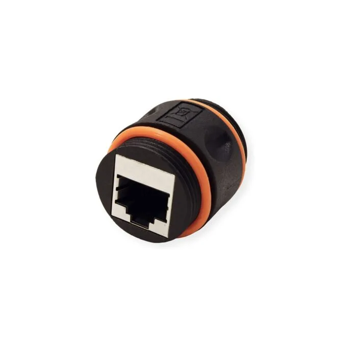 VALUE RJ-45 Kupplung geschirmt. Cat.6A (Class EA). Outdoor Industrie. schwarz — image 3