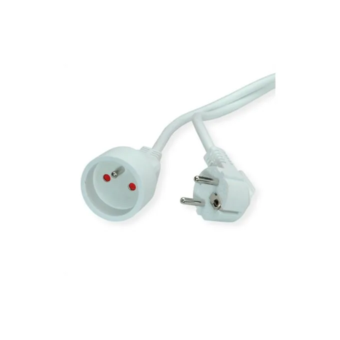 VALUE Schutzkontakt-Verlngerungskabel. 230VAC. UTE Version. wei. 3 m — image 1