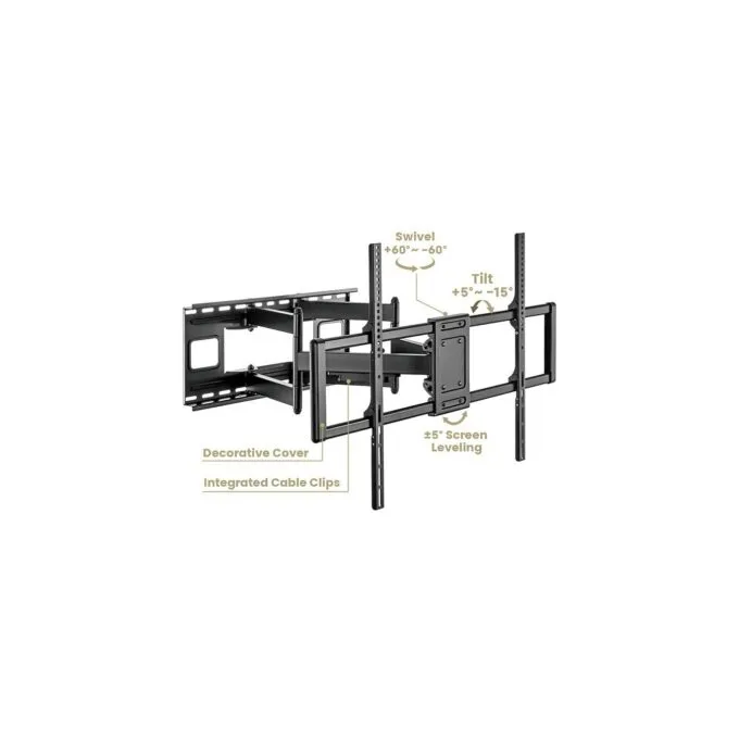 VALUE TV-Wandhalterung, flexibel, 60-120 Zoll, bis 120 kg — image 13