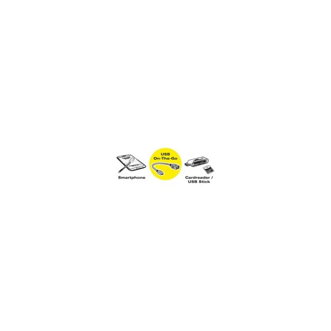VALUE USB 2.0 Kabel USB 2.0 Typ Micro B - Typ A BU OTG 0.15m — image 2