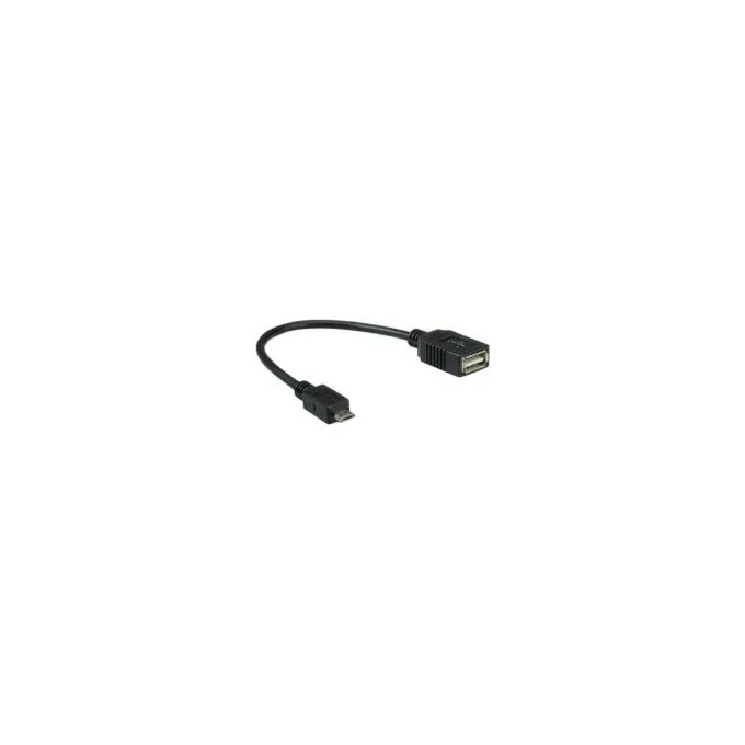 VALUE USB 2.0 Kabel USB 2.0 Typ Micro B - Typ A BU OTG 0.15m — image 3