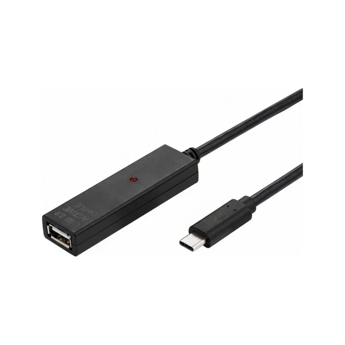 VALUE USB 2.0 Verlngerung, aktiv, mit Repeater, A-C, schwarz, 10 m — image 1