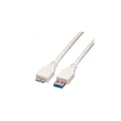 VALUE USB 3.2 Gen 1 Kabel. A ST - Micro B ST. wei. 0.15 m
