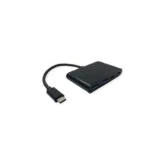 VALUE USB 3.2 Gen 2 Hub. 4fach (2x A+ 2x C). Typ C Anschlusskabel