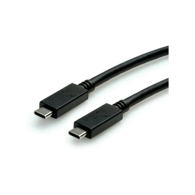 VALUE USB 3.2 Gen 2 Kabel. C-C. ST ST. 4K UHD-1. 10Gbit s. Emark. 100W. wei. 1 m — image 1