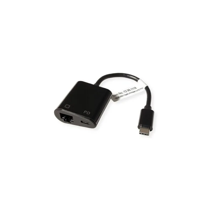 VALUE USB 3.2 Gen 2 Typ C zu Gigabit Ethernet Konverter + 1x PD Port. 100W — image 2