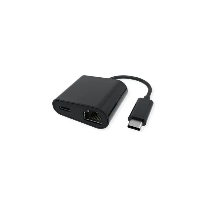 VALUE USB 3.2 Gen 2 Typ C zu Gigabit Ethernet Konverter + 1x PD Port. 100W — image 1