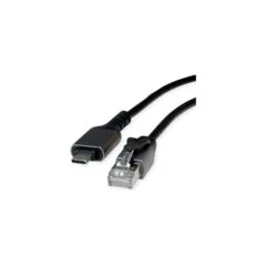 VALUE USB 3.2 Gen 2 Typ C zu Gigabit Ethernet Konverterkabel. schwarz. 2 m