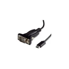 VALUE USB - Seriell Konverter-Kabel Typ C - RS232 schwarz 1.8m