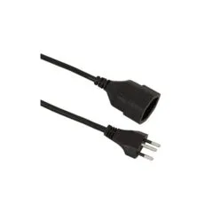 VALUE Verlngerungskabel T12 T13. schwarz. 5 m
