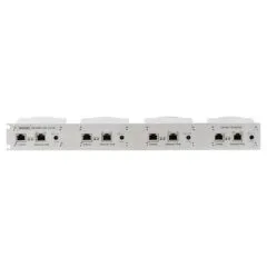 Wantec 2wIP D-Serie RJ45 19' Rackgerät 4x Sender Switchseite