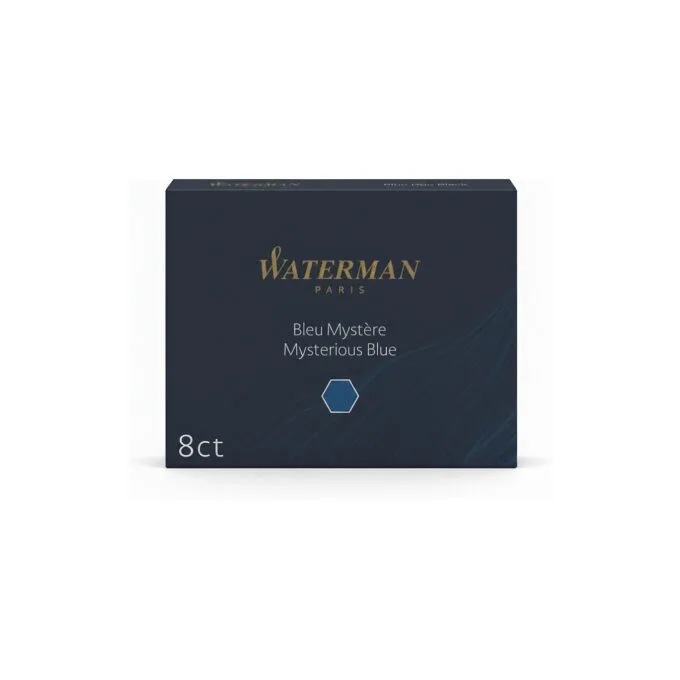 WATERMAN Tintenpatrone Stand. Myster Blue 8 Stück — image 1
