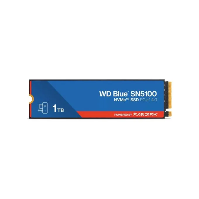WD Blue SN5100 1TB M.2 PCIe 4.0 NVMe 7100/6700 MB/s — image 1