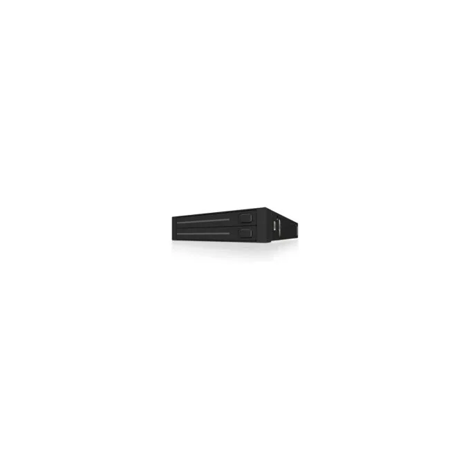 Wechselrahmen. 2xSATA 2.5' zu 2xSATA Host. trägerlos. für 3.5' Schacht ICY BOX — image 1
