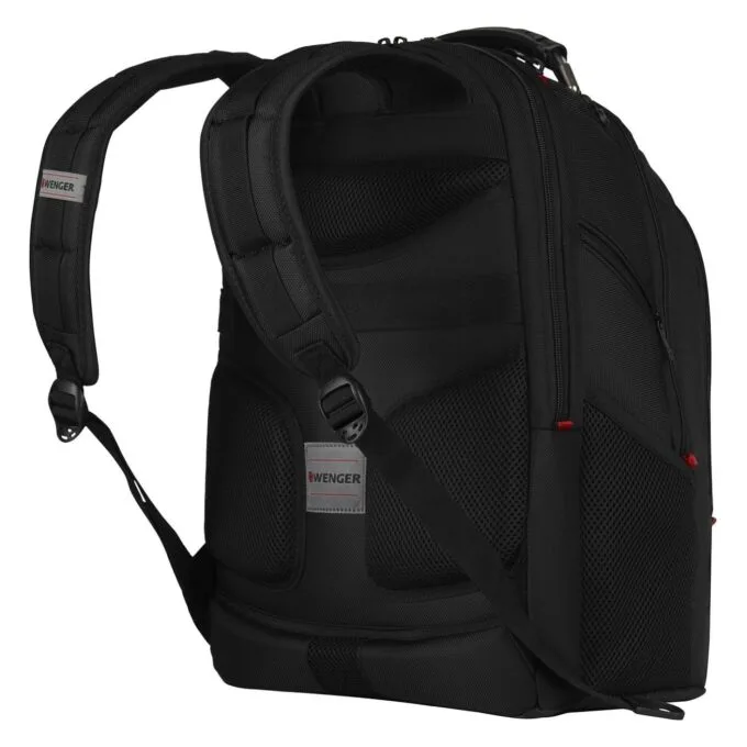 WENGER Ibex Ballistic Deluxe 35.56cm 14Zoll-40.64cm 16Zoll Laptop Backpack Black — image 2
