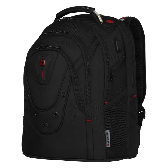 WENGER Ibex Ballistic Deluxe 35.56cm 14Zoll-40.64cm 16Zoll Laptop Backpack Black — image 5